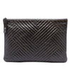 Chanel Large Distressed Chevron Patent Crossing O Case Secondhand