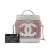 Chanel Tweed and Lambskin CC Vanity Case Secondhand