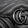 Gucci Small GG Marmont Matelasse Calfskin Monochrome Shoulder Bag Secondhand