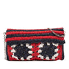 Miu Miu Multicolor Raffia Crochet Wallet on Chain Secondhand