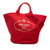 Prada Canvas Canapa Logo Tote Secondhand