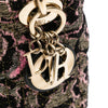 Dior Mini Tweed Rose Embroidered Lady Dior Secondhand