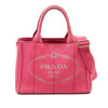 Prada Small Canvas Canapa Logo Satchel Secondhand