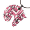 Hermès Enamel and Leather Tattersall Pendant Necklace PM Secondhand