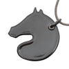 Hermès Enamel and Leather Tattersall Pendant Necklace PM Secondhand