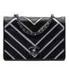 Chanel Small Chevron Lambskin Couture Flap Secondhand