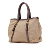 Prada Canvas Canapa Logo Bow Satchel Secondhand