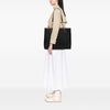 Saint Laurent Large Chevron Grain De Poudre Tribeca Shopping Tote Secondhand