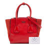 Prada Small Glace Calf Twin Pocket Satchel Secondhand