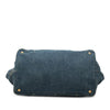 Prada Large Denim Canapa Logo Tote Secondhand