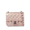Chanel Mini Square Classic Iridescent Lambskin Single Flap Secondhand