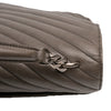 Saint Laurent Large Chevron Sheepskin Monogram College Bag Secondhand
