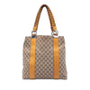 Gucci Large GG Canvas Bamboo Libeccio Tote Secondhand