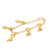 Chanel Gold Plated Bow Charms Necklace Secondhand