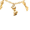 Chanel Gold Plated Bow Charms Necklace Secondhand
