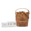 Dior Small Lambskin Macrocannage Caro Bucket Bag Secondhand