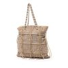 Chanel Perforated Suede Fringe Tote Secondhand