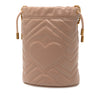 Gucci Small GG Marmont Leather Matelasse Bucket Bag Secondhand