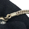 Chanel Gold Plated CC Rhinestone Pendant Necklace Secondhand