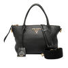 Prada Vitello Daino Zip Top Satchel Secondhand