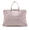 Chanel Large CC Quilted Denim Tote Secondhand