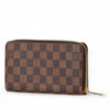 Louis Vuitton Damier Ebene Zippy Long Wallet Secondhand
