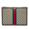 Secondhand Gucci GG Supreme Web Ophidia Clutch