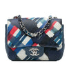 Secondhand Chanel Mini Square Classic Airlines Printed Lambskin Single Flap