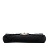 Chanel Quilted Satin Precious Jewel East West Flap Secondhand