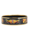 Hermès Wide Enamel Brazil Feather Bangle 70 Secondhand