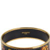 Hermès Wide Enamel Brazil Feather Bangle 70 Secondhand