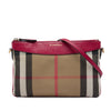 Burberry House Check Canvas Derby Peyton Crossbody Secondhand