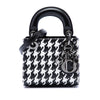 Dior Micro Calfskin Houndstooth Embossed Macro Lady Dior Secondhand