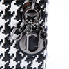Dior Micro Calfskin Houndstooth Embossed Macro Lady Dior Secondhand