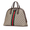 Gucci Medium GG Supreme Ophidia Web Satchel Secondhand