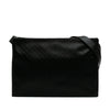 Secondhand Bottega Veneta Lambskin Embossed Intrecciato Triple Zip Messenger Bag
