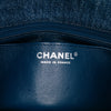 Chanel Quilted Denim Classic Single Flap Secondhand