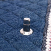 Chanel Quilted Denim Classic Single Flap Secondhand