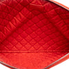Chanel Large Chevron Lambskin Double Stitch Boy O Case Clutch Secondhand