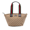 Gucci GG Canvas Web Tote Secondhand