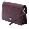 Prada Saffiano Push Lock Clutch Secondhand