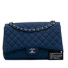 Chanel Maxi Classic Jersey Single Flap Secondhand