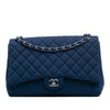 Chanel Maxi Classic Jersey Single Flap Secondhand