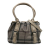 Burberry Smoke Check Coated Canvas Northfield Satchel Secondhand