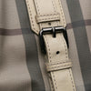 Burberry Smoke Check Coated Canvas Northfield Satchel Secondhand