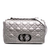 Dior Medium Metallic Calfskin Cannage Supple Caro Bag Secondhand