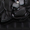 Chanel Choco Bar Calfskin Camellia No. 5 CC Shoulder Bag Secondhand