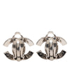 Chanel CC Brass Clip On Earrings Secondhand
