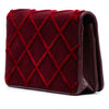 Chanel CC Quilted Velvet Wallet on Chain Secondhand