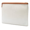 Celine Large Canvas Logo Clutch Secondhand